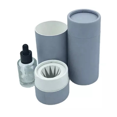 زجاجات مستحضرات التجميل من الورق المقوى أنابيب العطور صناديق تغليف اسطوانة مع إدراج الورق