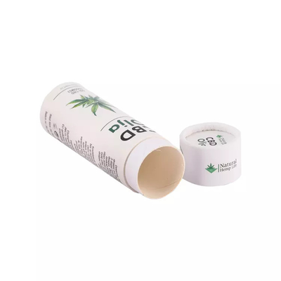 10 مل CBD من الضروري النفط جولة ورقة أنبوب التغليف مستحضرات التجميل اسطوانة أنابيب التعبئة والتغليف