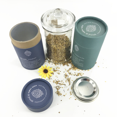 PMS Custom Cardboard Tube Packaging المعاد تدويرها ODM المتاحة CCC المعتمدة