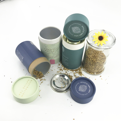 PMS Custom Cardboard Tube Packaging المعاد تدويرها ODM المتاحة CCC المعتمدة