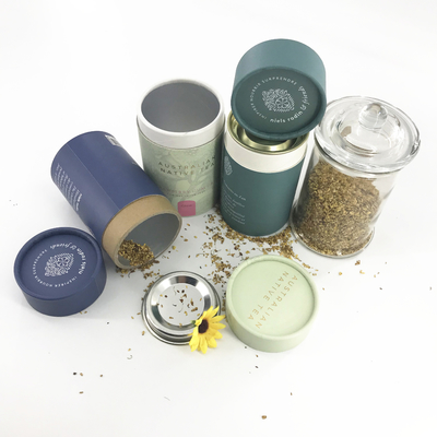 PMS Custom Cardboard Tube Packaging المعاد تدويرها ODM المتاحة CCC المعتمدة