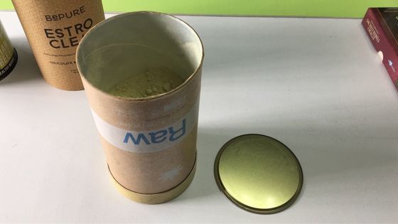 أنابيب الكرتون المستديرة المركبة مصنوعة من الساتان القابل للتحلل الحيوي CMYK